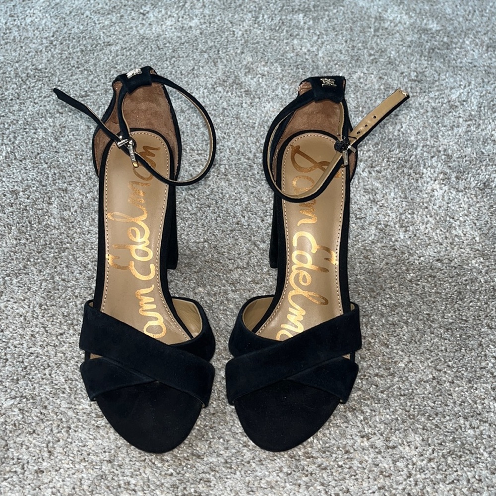 SAM EDELMAN BLACK HEELS